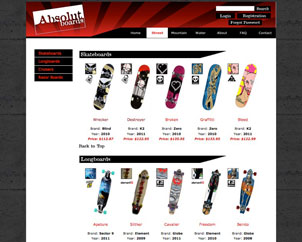 Absolut Boards Website Boards Page Image