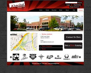 Absolut Boards Website Contact Page Image